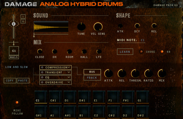 Analog Hybrid Drums