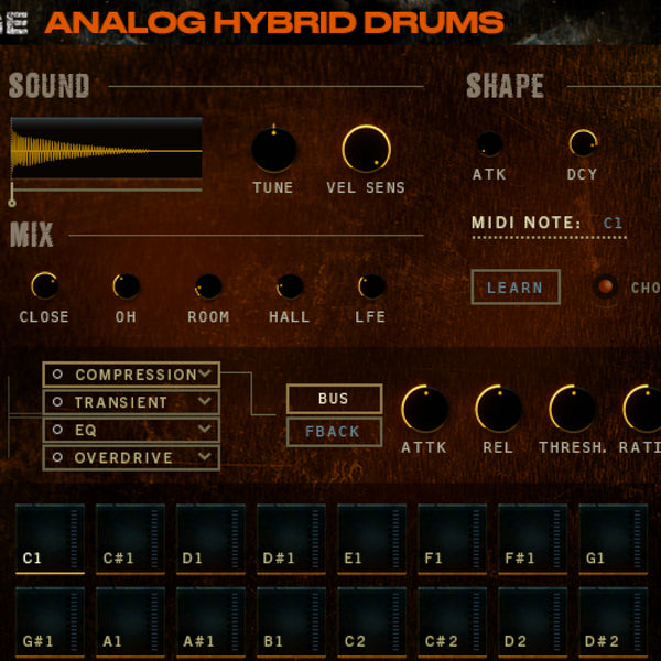 Analog Hybrid Drums