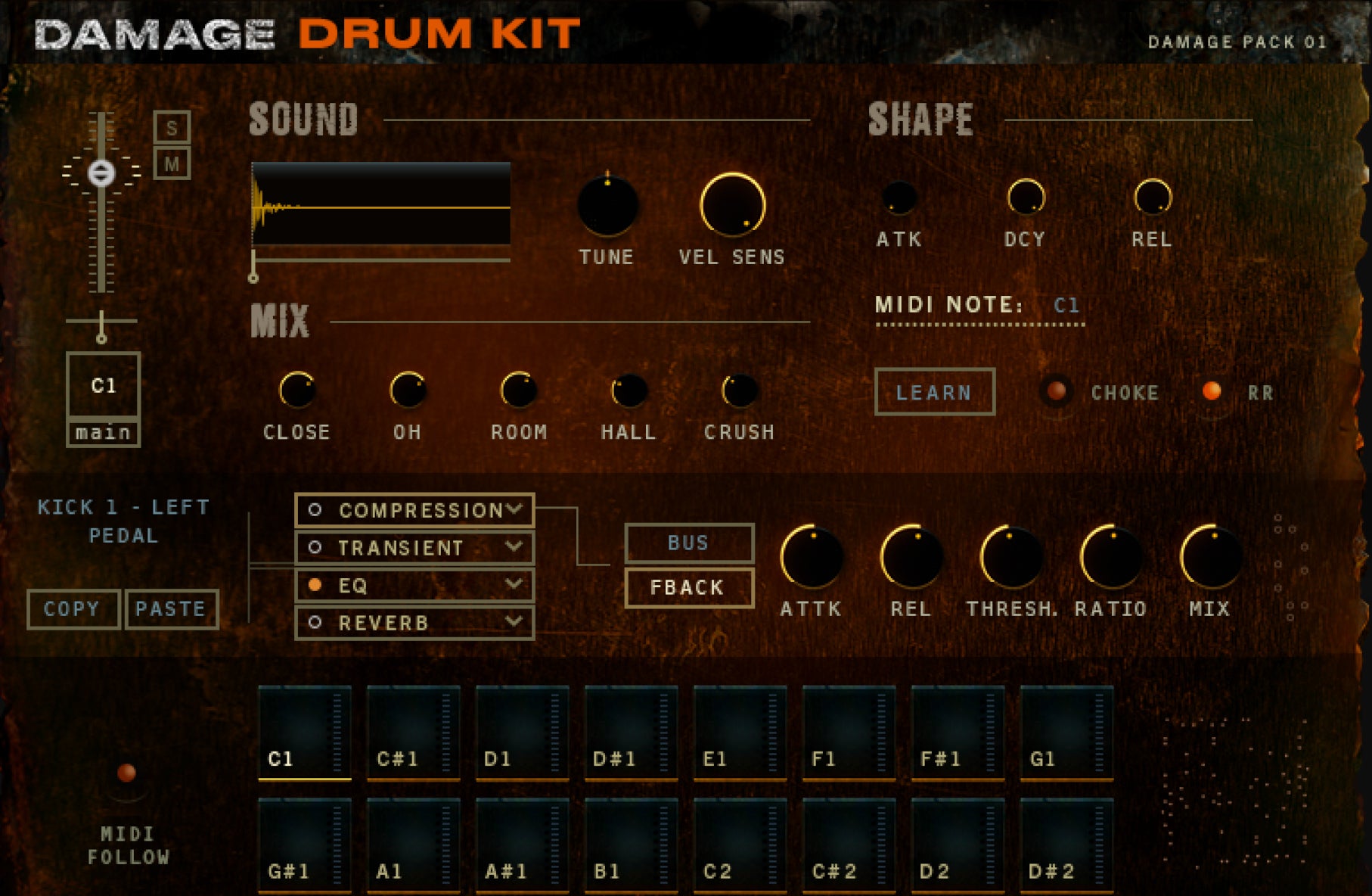 Heavyocity Damage Drum Kit VST - Kontakt Plugin – Heavyocity Media