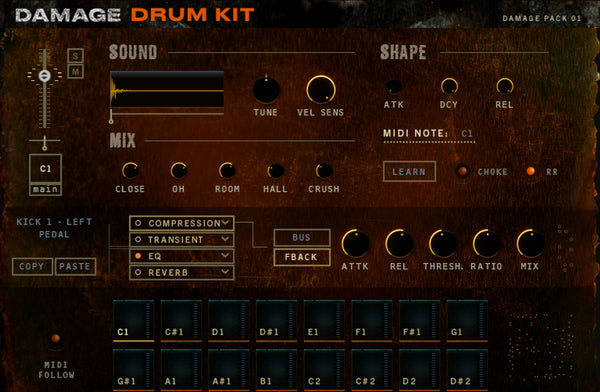 Damage Drum Kit