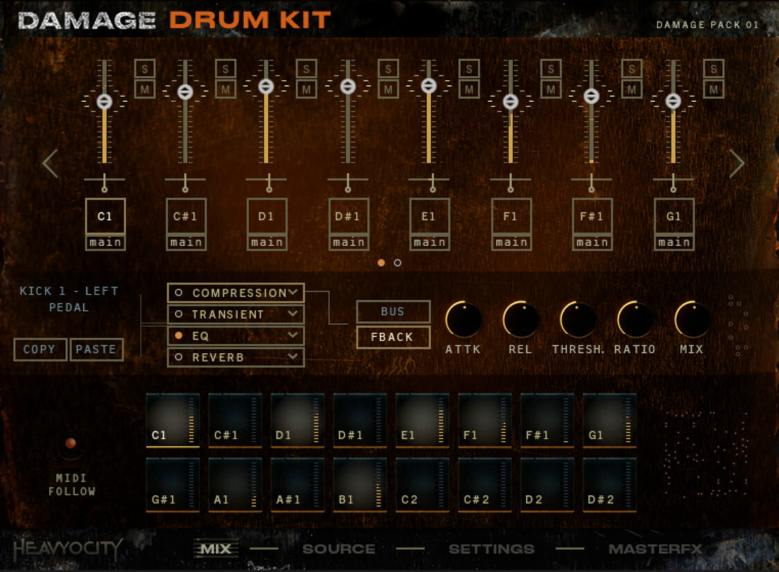 Damage Drum Kit: The Hardest Hitting Drum VST | Heavyocity