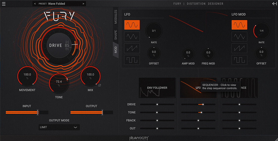 Heavyocity's FURY: Distortion VST Plugin - Guitars, Bass, & More