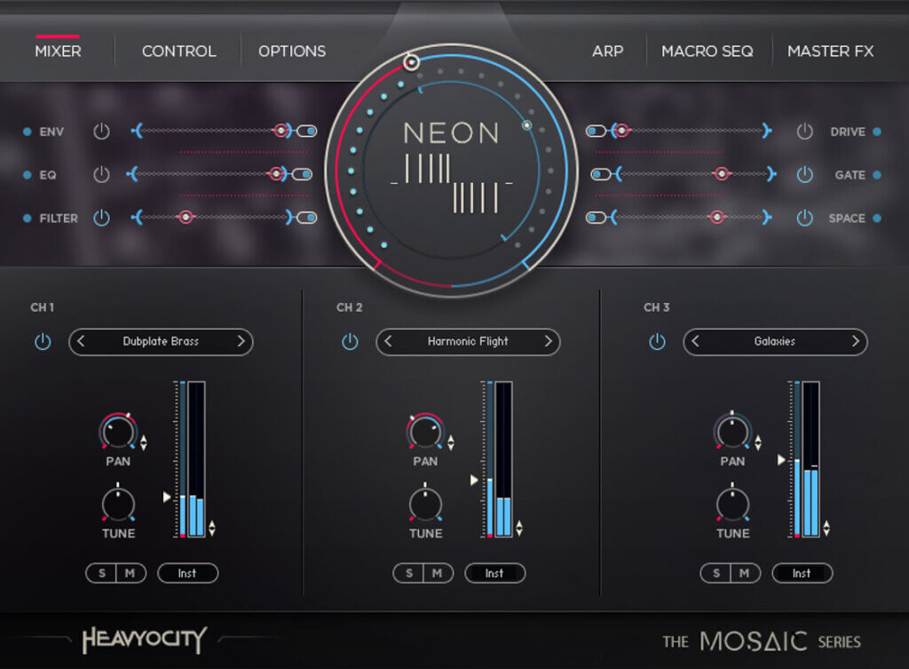 Heavyocity Mosaic Neon Kontakt Retro Synth Vst