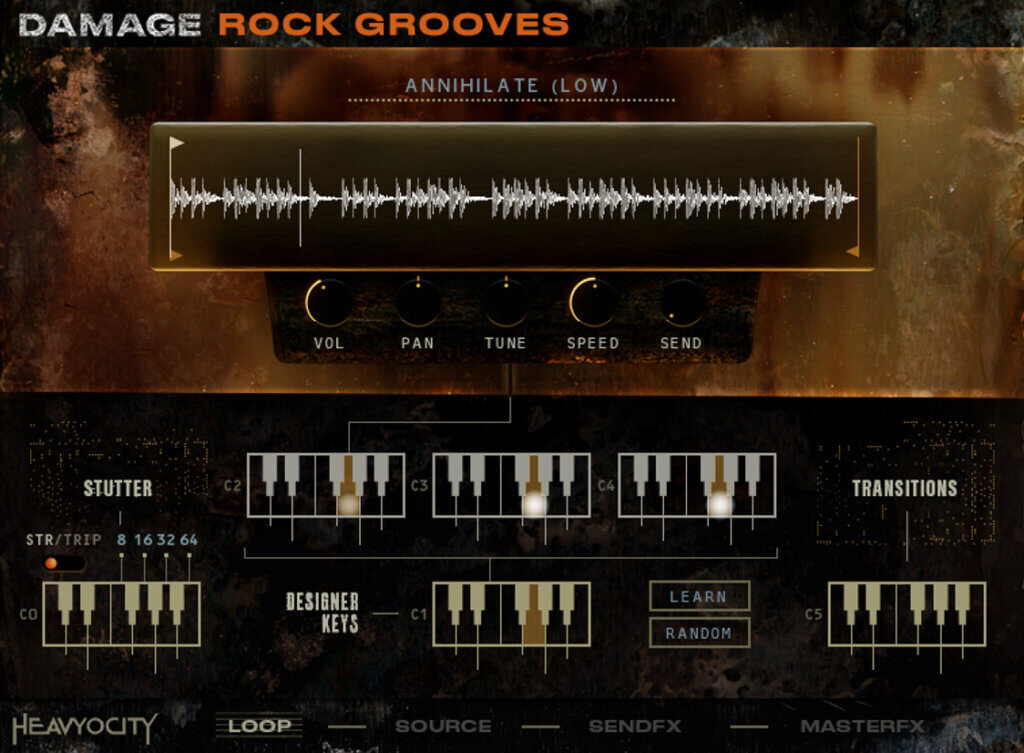 DAMAGE ROCK GROOVES product image